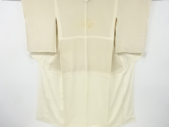 アンティーク　白錦紗中着